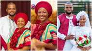 Pretty Ghanaian bride stuns many with no-makeup look for her wedding