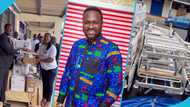 Alpha Hour pastor Elvis Agyemang donates beds, machines, and other items to Korle-Bu on his birthday