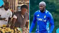 Kwasi Sibo interacts with locals over roasted plantain, draws mixed reactions
