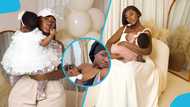 Hajia Bintu finally shows daughter’s face as she embraces motherhood
