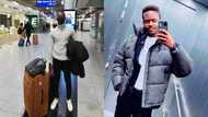 Ghanaian man who travelled outside exactly 1 year ago shares transformation photos