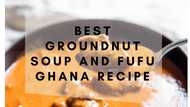 Ghanaian fufu and groundnut soup recipe