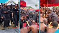 Asantehemaa funeral: Kimathi Rawlings leads Nana Konadu Agyeman and sister to Otumfuo