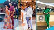 Aaron Adatsi gets cosy with new lady in video, sparks reactions