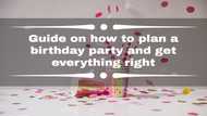 Guide on how to plan a birthday party and get everything right