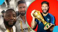 Ghanaian sports journalist beams with smile after taking selfie with World Cup winner in USA