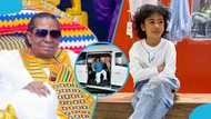Kantanka's grandson explores Ghana-made "Aboboyaa" and "Trotro" at showroom