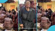 Otumfuo's primary school teacher visits him at Manhyia Place to console him after Asantehemaa's demise