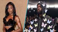 Black Sherif snubs Ayra Starr's waist during picture-taking at the Paris Fashion Week, video causes a frenzy