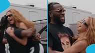 Burna Boy and Shakira's tight embrace during World Cup rehearsal goes viral, video emerges