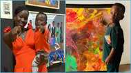 Guinness World Records: Six paintings that made one-year-old Ghanaian a world record holder surface in video