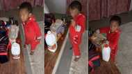 2-year-old boy wakes up at 3 am to make breakfast for mom; video goes viral