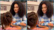 Nadia Buari's pretty daughter reads bible, netizens drool