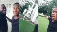 Single Ghanaian man reveals the huge mansion he owns in Ghana which has a statue and 29 air conditioners