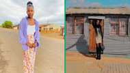Young mom celebrates building shack at 20, netizens congratulate her on major feat
