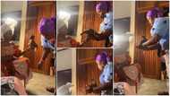 I won't marry again: Reactions as mother gives bride live fowl to hold during her traditional wedding