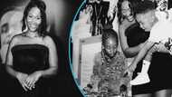 Sarkodie's exhibition: Titi Owusu steals the shine as she reviews her father's achievements