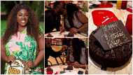 Tracey Boakye @32: Husband treats her to romantic dinner and bathtub treat, video melts hearts of netizens