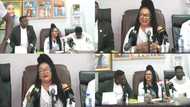 Nana Agradaa copies Akuapem Poloo as she holds a dramatic press conference after being 'freed'
