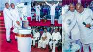 Rev Steve & Stanley Mensah: Identical Ghanaian twin pastors mark 60th bday, photos pop up