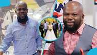 Joyful scenes as Ghanaian radio personality SK Ameyaw marries beautiful partner in the US, photos drop