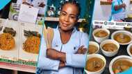 Photos of Faila's meals being served at the cook-a-thon awes many: "She dey cook"