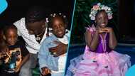 Stonebwoy's daughter does the makeup of her mum's friends, video excites fans: "Too talented"