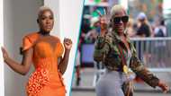 Fella Makafui slays in a sparkling mini dress on her US trip, photos steal hearts