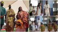 Gabrielle Union, Dwayne and Kaavia slay in kente; video amazes many Ghanaians