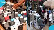 Two caught after selling tiles as phones in Madina, video