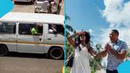 Lady refuses to join trotro with her boyfriend, causing a scene: "I only use Uber"