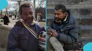 Ghanaian man who sponsored wife to UK now rendered homeless, video of current state evokes sorrow