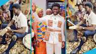 Cheddar: Nana Kwame Bediako peels cassava on campaign trail, Ghanaians react