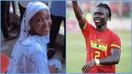 GHA vs CAR: Cute video of supporters praising mother of Alidu Seidu at the stadium trends, her reaction evokes joy