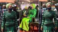 Video and photo of what Samira Bawumia wore for the inauguartion of Akufo-Addo and her husband