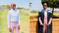Man celebrates bagging 3 tough degrees with honours; many are celebrating him