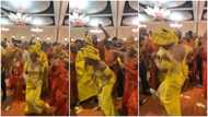 Bride scatters dance floor at her wedding, nobody could match the lady's skill, people keep looking in viral video