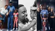 Sarkodie's daughter supports him at album listening session; photos pop up