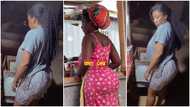 Curvy Indomie vendor challenges 'gob3' seller; video sparks angry reactions from men; “Where's the nyash?”