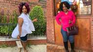 7 photos of Efia Odo's mother that prove she is like just her daughter