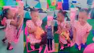 N'ano ne brofo mpo n'eku me - Video of Baby Maxin talking to her dolls with big English impresses fans