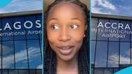 US woman shares surprising airport experience in Nigeria and Ghana, video