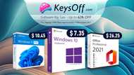 One day sale: Get genuine MS Office and Windows10/11 licenses from $7 at Keysoff