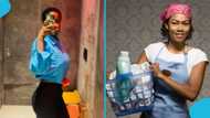 Ghanaian lady celebrates working as Cceaner in UAE: "Life is a journey"