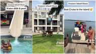 TikToker shares a hard-to-believe video of island resort she visited in Ghana with her friends