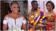 Ghanaian bride Edna beams with joy as rich husband surprises her with GH¢18,000 designer shoes