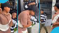 Shatta Wale's son Majesty knocks Michy as they play together, video excites fans