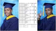 Brilliant man finishes university with perfect scores, photos of his results wow many online