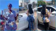 Ghanaian lady after NSS starts selling tissue paper in traffic, video stirs reaction