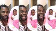 See how this man used his own crying to scare baby, keep kid quiet